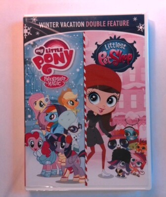 My Little Pony Friendship is Magic Littlest Pet Shop, Double [DVD New  Sealed] 826663160734|