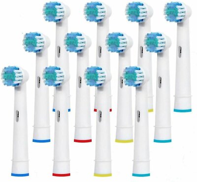 EverWhite Generic Replacement Toothbrush Heads Compatible w/ Oral B (12 Pack)