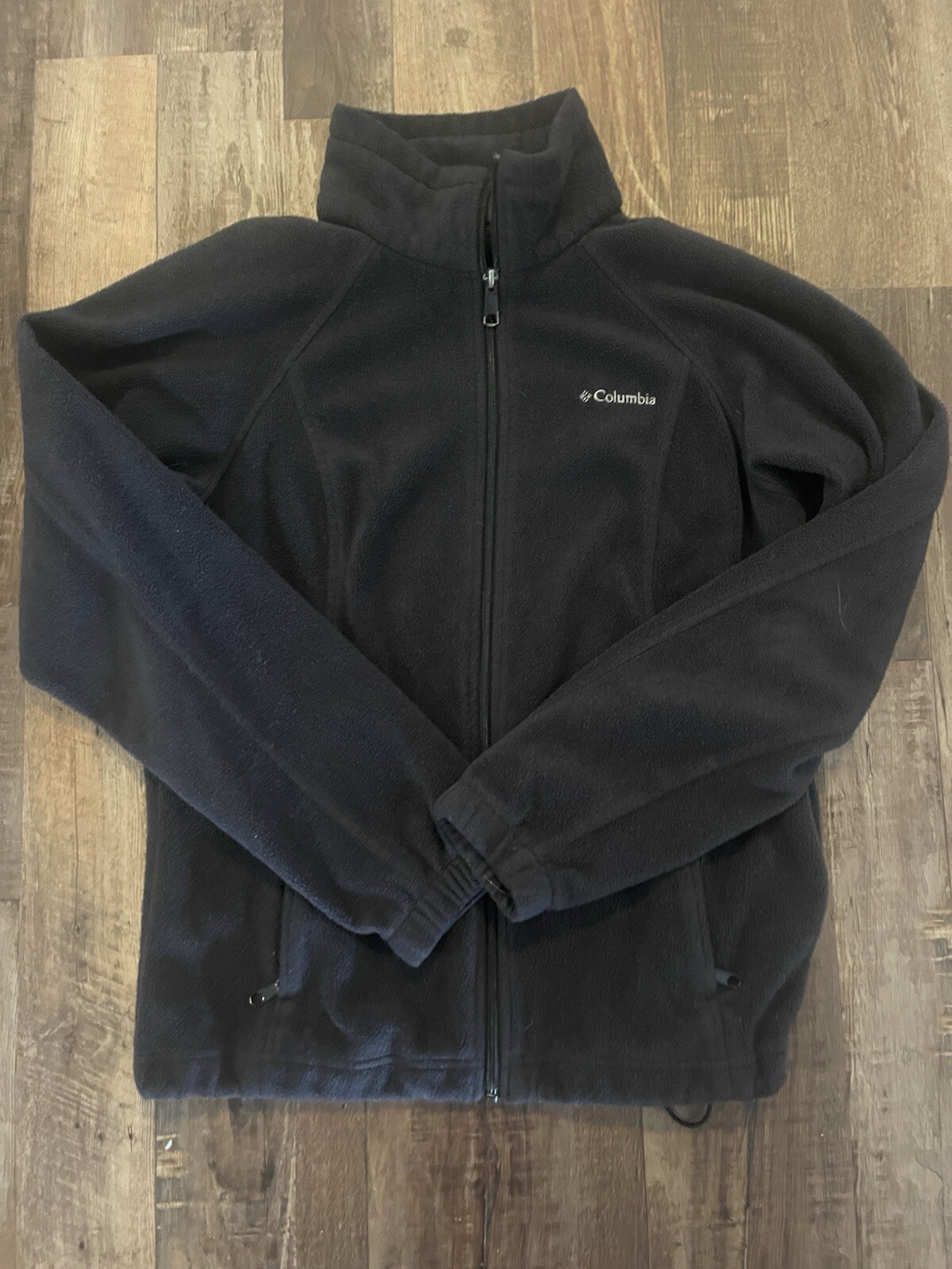 Columbia Women's Benton Springs Full Zip Fleece Jacket in Black - Size M