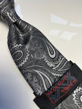 NWT Paisley Neck Tie  Hanky Steven Land   NEW Collection Hi-DENSITY