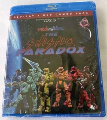 Red vs Blue The Shisno Paradox Blu-ray + DVD Combo Pack 2018 Halo NEW In Plastic