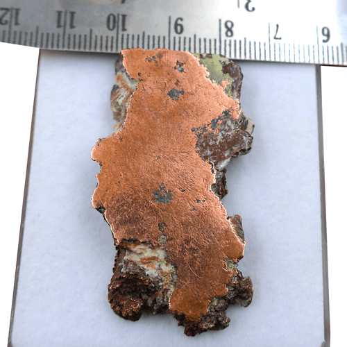 45,3 g lastra di cristallo lucido minerale di rame nativo naturale dal Michigan, USA ~ 51,8 MM - Foto 8 di 12