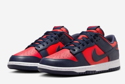 NIKE DUNK LOW RETRO BTTYS DV0833 601 men's shoes red blue navy | eBay