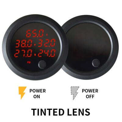 #ad #ad Air Suspension Air Pressure 5X 1 8NPT 52mm Five Display Air Ride Gauge 0 232 PS $79.99