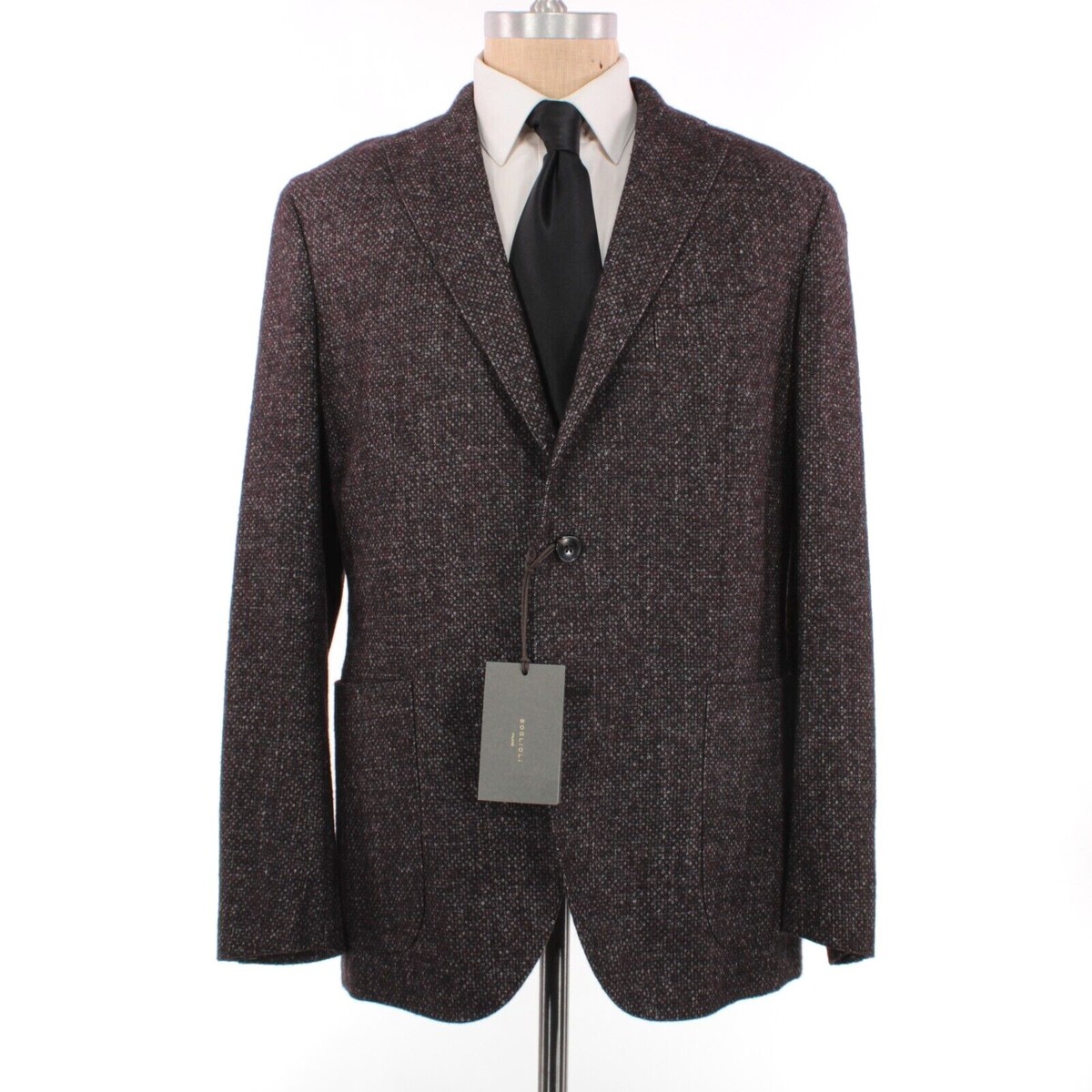 Boglioli NWT Alpaca Blend K Jacket Sport Coat Size 54R US 44R in