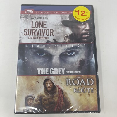 Lone Survivor / The Grey / The Road (Triple Feature) DVD NEW SEALED