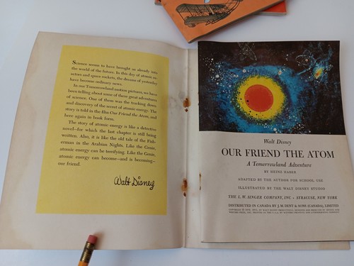 Walt Disney A Tomorrowland Adventure 1959 Paperback Books Lot Of 3 - Picture 9 of 10