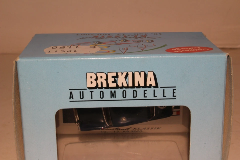 Гоночный автомобиль Mercedes в масштабе HO ADAC Schauinsland-Klassik 2003 Brekina - Изображение 2 из 4