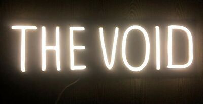 32''x8.3'' The Void White Flex LED Neon Sign Light Party Gift Acrylic Décor Poster