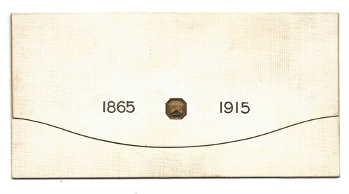 Tarjeta de anuncio de ejercicios de graduación de escuela secundaria Pottsville PA 1915-Hipódromo - Imagen 3 de 5