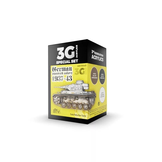 Ak Interactive AK11645 - German Standard 37-44 Combo 3G 3x17ml - New