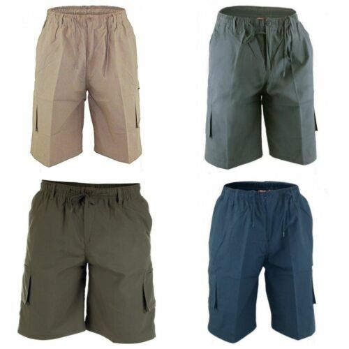 D555 Duke - Pantaloncini cargo da uomo, con tasche