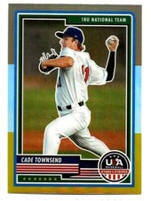 2023 Panini USA Stars & Stripes Cade Townsend Bronze Silver Gold BSG #18
