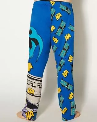 Men's DC Comics Batman Gotham City The Joker Evil HA Villain Pajama Lounge Pants