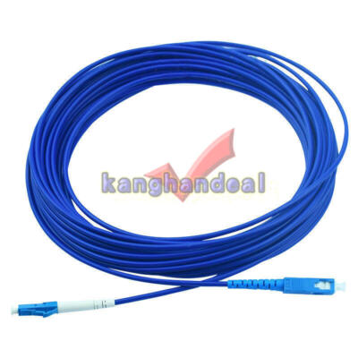 Armored Cable Fiber Patch Cord LC UPC to SC UPC SM 9/125 3.0mm Single Core 3M