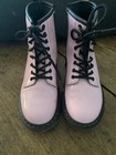 Girls Doc Maartens Size 2 Pink Patent Leather Boots — photo 1