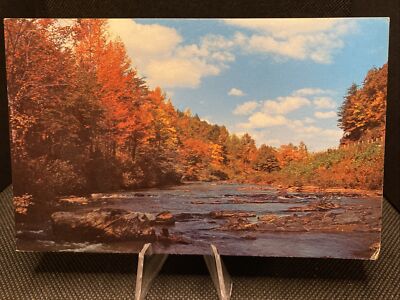 POSTCARD: The Chattahoochee River In Autumn Georgia J4 ￼