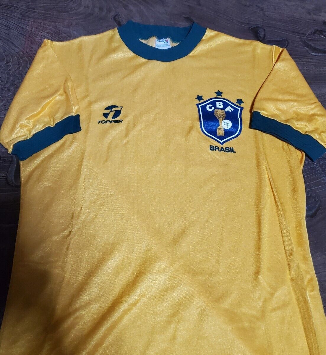 BRAZIL 1982-85 Topper Home JERSEY CAMISA BRASIL Seleção Zico BRAZIL 1982-85 Topper Home JERSEY CAMISA BRASIL Seleção Zico