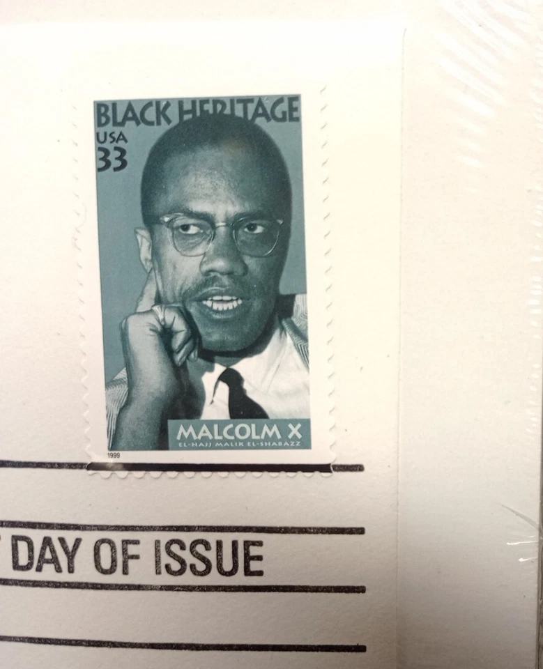 2 Malcolm X "First Day of ISSUE"January 20th, 1999 FDC 33 Cent Stamp on Envelope - Image 2 of 3