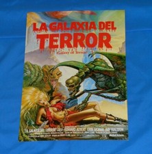 original GALAXY OF TERROR Spanish LOBBY CARD -- TITLE CARD