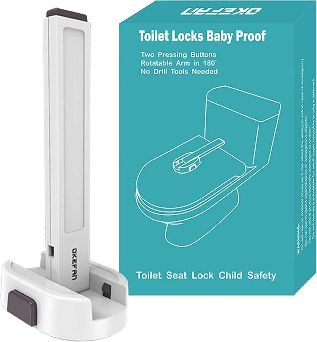 Toilet Locks Baby Proof - Toilet Seat Lock Child Safety for Toddlers