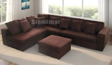 4PC NEW Modern Fabric Sectional Sofa Set S5705 (Custom Options)