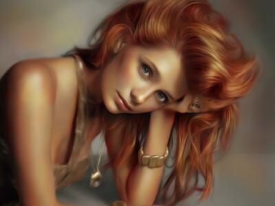 V3582 Mischa Barton Beautiful Portrait Painting Art Hot Decor WALL POSTER PRINT