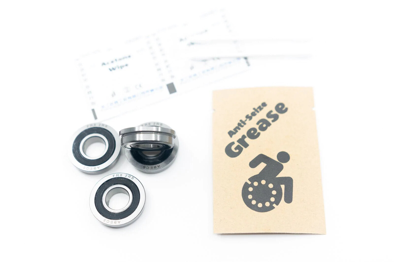 Fork Wheelchair Bearings High Performance Flanged R8 (FR8) 1/2