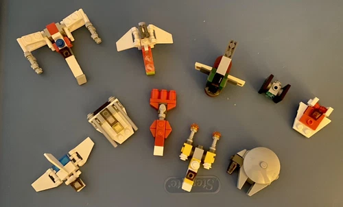 lego star wars advent calendar Lot Of 10 Ships