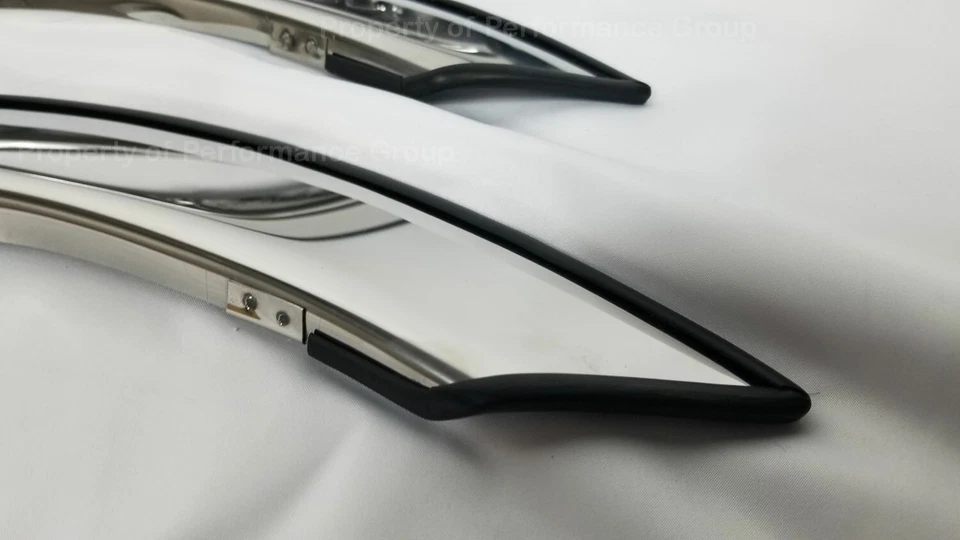 Juego de 4 piezas Town Car cromado pulido acero inoxidable guardabarros moldura para Lincoln 03-10 Foto 4 de 4