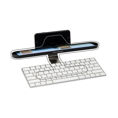 Mind Reader Over Keyboard Shelf Desktop Organizer Phone Holder Storage Phone ...