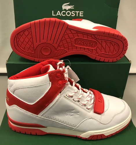 lacoste mid trainers