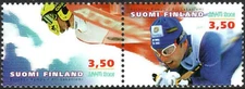 Finland #Mi1552-Mi1553 MNH 2001 Nordic World Ski Championships [1148a-1148b]