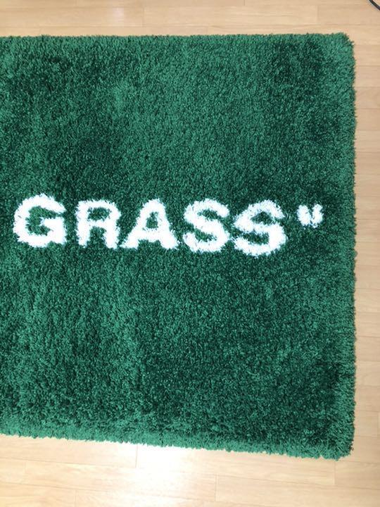 Virgil Abloh Ikea Markerad collabo Wet Grass Rug Green Limited Edition