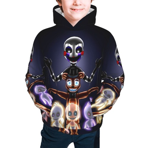 Five Nights at Freddy's Boys Youth Hoodies Casual Pullover Sweatshirts 7-20 Year - Picture 19 of 29