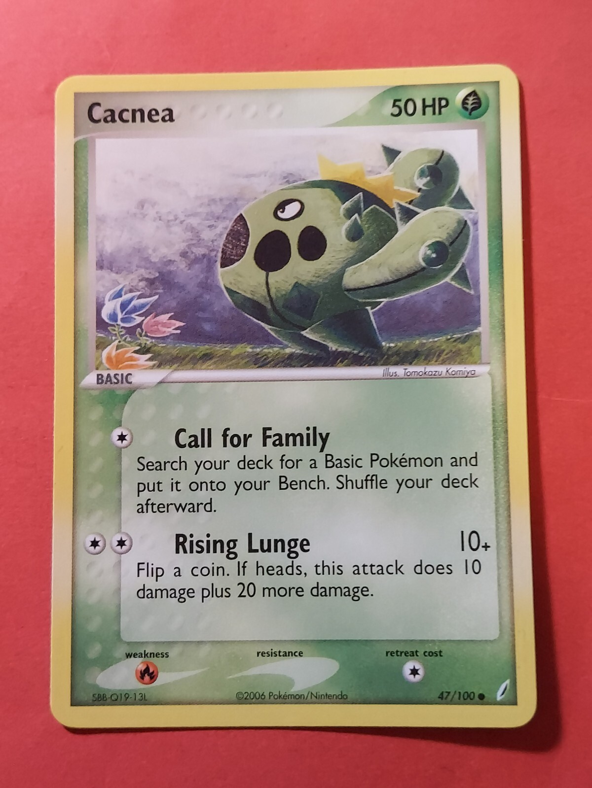 2006 Pokemon EX Crystal Guardians #47 Cacnea, C, NF/H, cd1