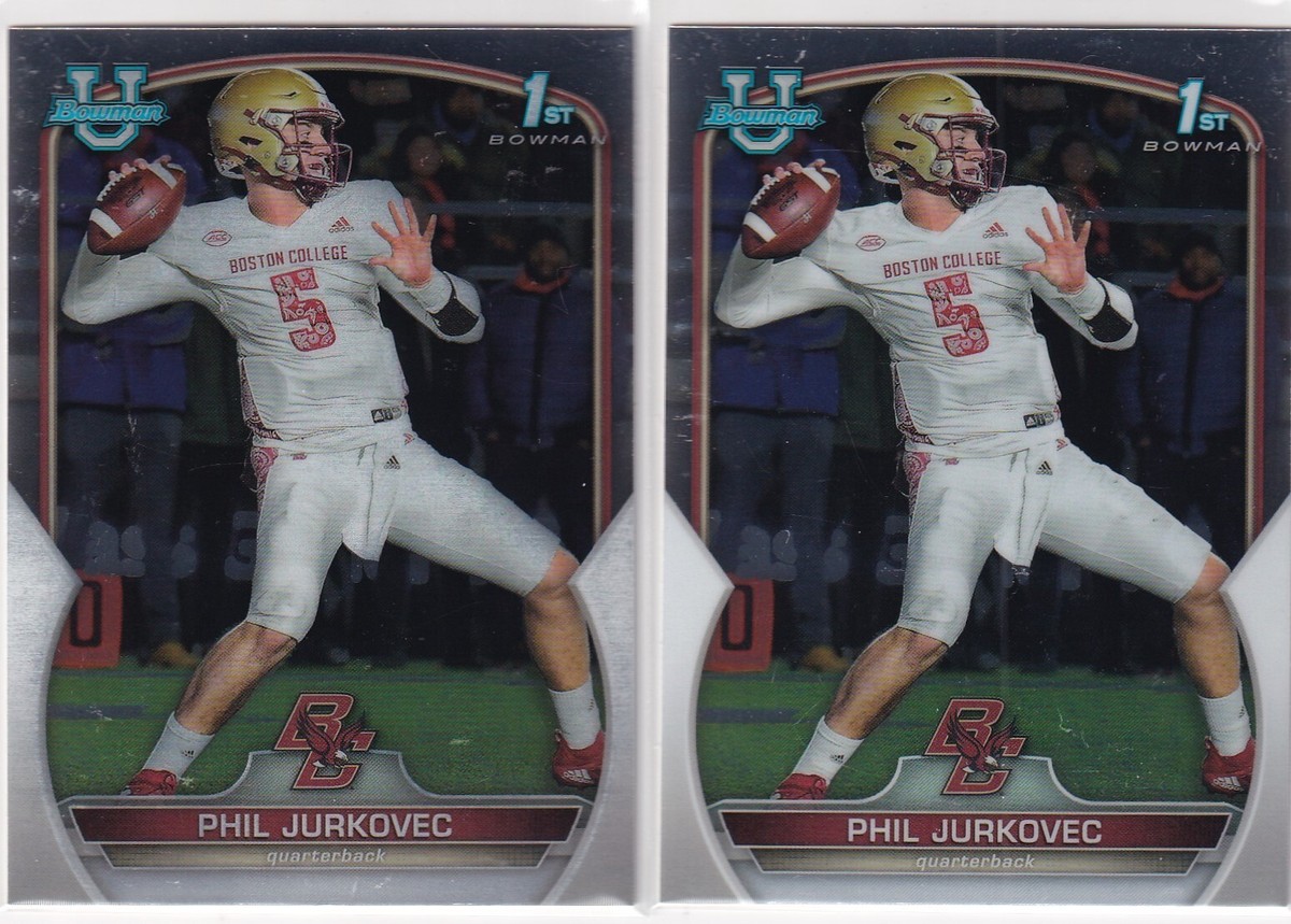 LOT (2) 2022 BOWMAN CHROME 1ST RC PHIL JURKOVEC FIRST ROOKIE LOT (2) 2022 BOWMAN CHROME 1ST RC PHIL JURKOVEC FIRST ROOKIE