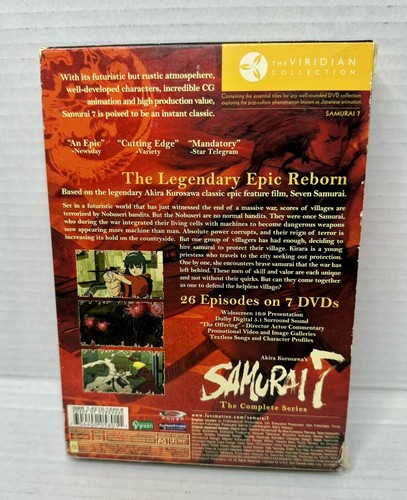 Akira Kurosawas Samurai 7: The Complete Series Ep. 1-26 7-Disc DVD Set Anime - Picture 2 of 5