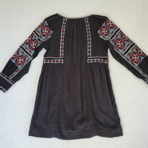 Mini Vestido Free People All My Life Bordado Calado Negro Para Mujer Talla XS - Imagen 2 de 9