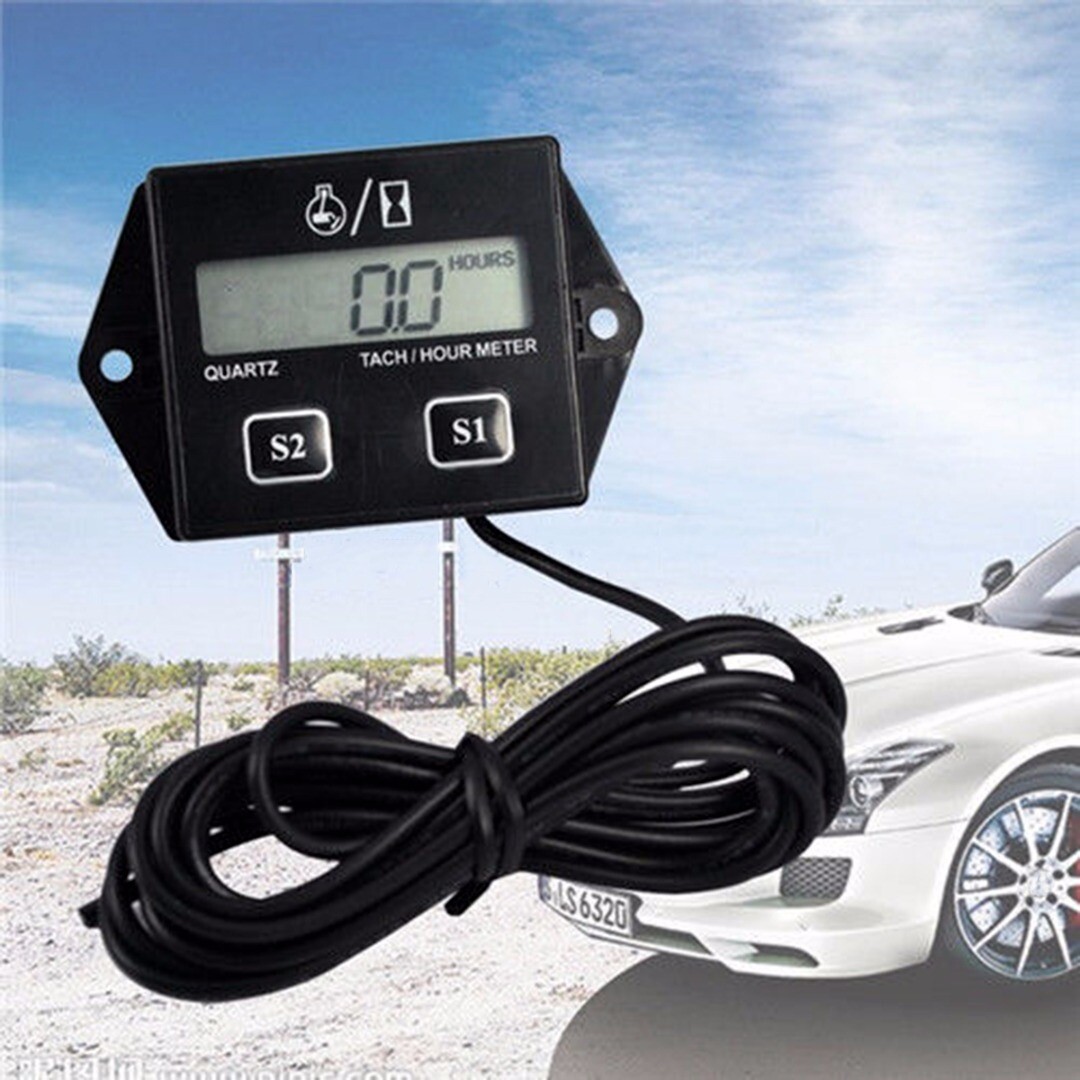 Digitaler Kettensägen-Drehzahlmesser – Induktiver Tachometer Mit CR2450-Batterie, Wasserdicht, Für Motor, Rasenmäher & Generator Induktive Messung Digitaler Kettensägen-Drehzahlmesser – Induktiver Tachometer Mit CR2450-Batterie, Wasserdicht, Für Motor, Rasenmäher & Generator Induktive Messung