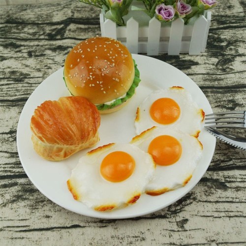 Photography Simulation Artificial Fried Eggs Cooked Egg Poached Egg Prank Props - Picture 6 of 9