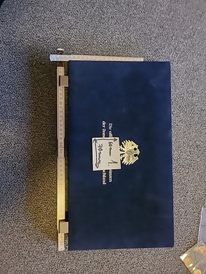 Münzkoffer Münzkassette Box Luxus 3 Lagig MDM Boreck Für Münzen PP OBH 60×70 mm