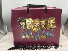 2002 BRATZ Dolls Travel Bag Carrying Case 4 DOLLS INCLUDED with Accessories
