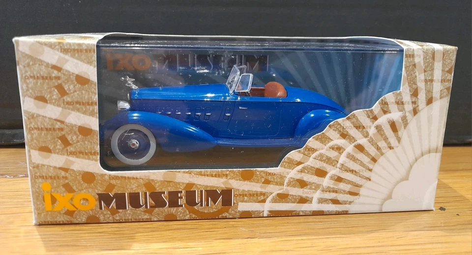 IXO MUSEUM MUS043 1934 PACKARD V12 LeBARON SPEEDSTER COCHE FUNDIDO A PRESIÓN 1:43 EN CAJA Foto 2 de 4