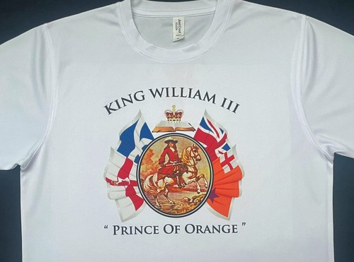 NEW 2026/King William III T-shirt/British/Rangers/Loyalist/Ulster/Orange Order - Picture 3 of 4