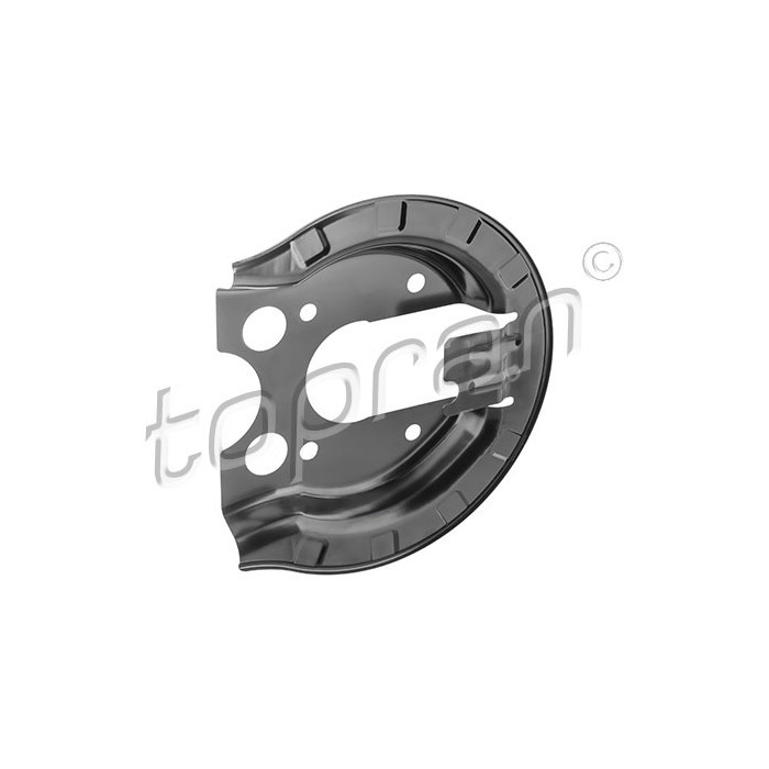 Protection de disque de frein arrière pour Peugeot 307 et Citroën C4 avec flasque en acier