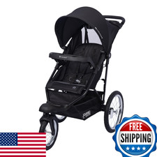 Baby Trend Journey Jogger Stroller Stellar Black - Lightweight, All-Terrain