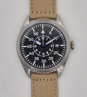 Neue Flieger Automatik Armbanduhr, Miyota 8215 Uhrwerk, Saphirglas, Pilot Uhr