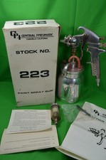 Central Pneumatic Paint Sprayer Gun No 223 W/ Box,Manual,Preowned