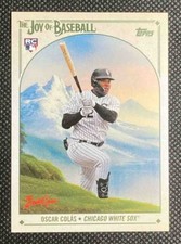 2023 Topps x Bob Ross: The Joy of Baseball Oscar Colas #79 RC White Sox